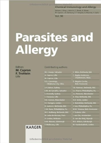 Parasites And Allergy Chemical Immunology And Allergy 1st Edition Monique Capron