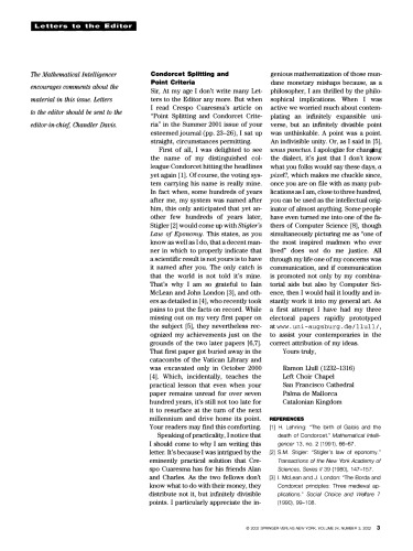 The Mathematical Intelligencer Volume 24 Issue 3 Ml Senechal