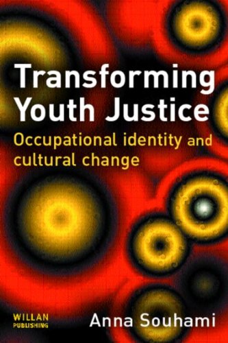 Transforming Youth Justice Occupational Identity And Cultural Change Anna Souhami