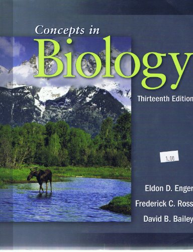 Concepts In Biology Thirteenth Eldon D Enger