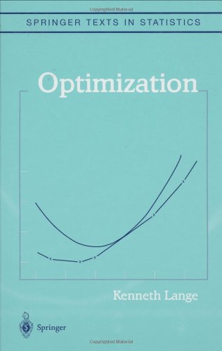 Optimization Springer Texts In Statistics 1st Edition Kenneth Lange