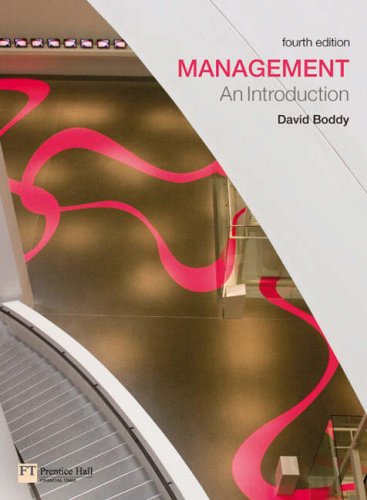 Management 4th David Boddy