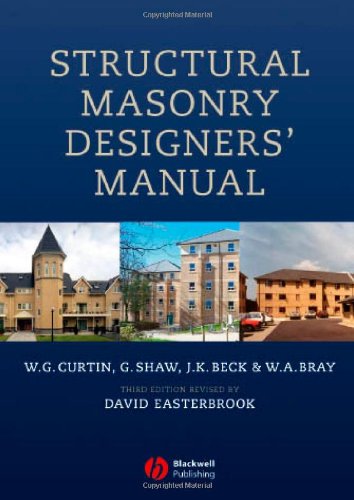 Structural Masonry Designers Manual 3rd Edition W G Curtin