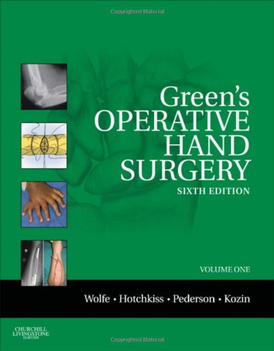 Greens Operative Hand Surgery 6th Edition 6th Edition Scott W Wolfe Md