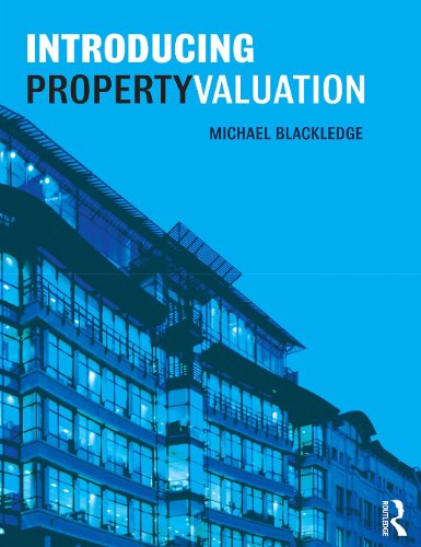 Introduction To Property Valuation 1st Edition Michael Blackledge