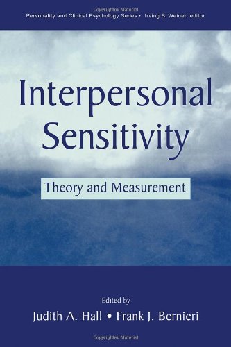 Interpersonal Sensitivity Theory And Measurement 1st Edition Judith A Hall