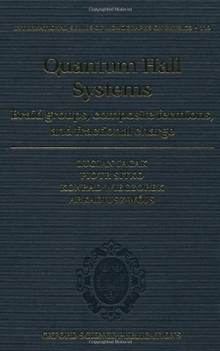 Quantum Hall Systems Braid Groups Composite Fermions And Fractional Charge International Series Of Monographs On Physics 119 Lucjan Jacak