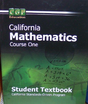 California Mathematics Course One And Course Two Student Textbook Andy Park
