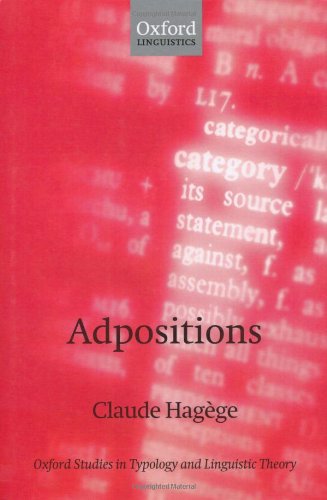 Adpositions Claude Hagge