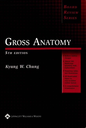 Brs Gross Anatomy 5th Edition Kyung Won Chung