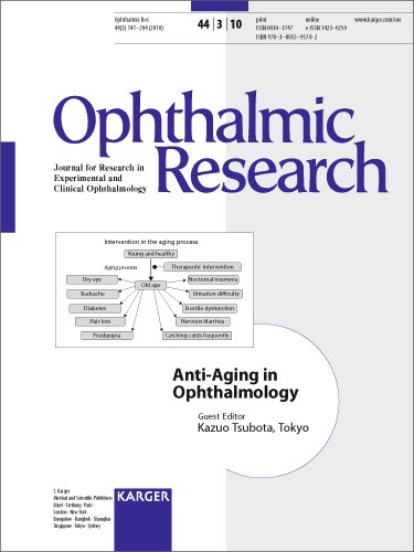 Antiaging In Ophthalmology Special Issue Ophthalmic Research 2010 Vol 44 No 3 K Tsubota