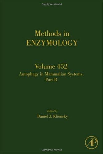 Autophagy In Mammalian Systems 1st Edition Daniel J Klionsky