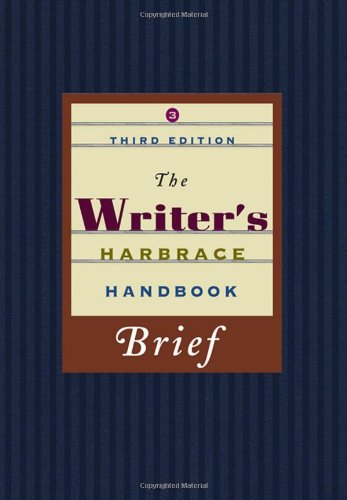 The Writers Harbrace Handbook Brief Third Edition 3rd Cheryl Glenn