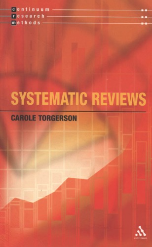 Systematic Reviews Carole Torgerson