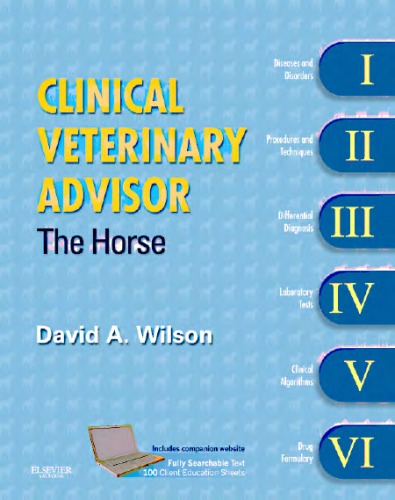Clinical Veterinary Advisor The Horse David Wilson Dvm Ms Dacvs