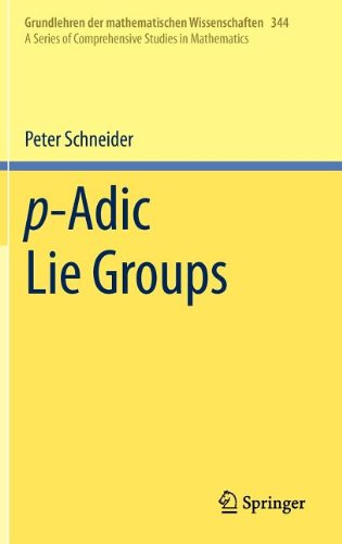 Padic Lie Groups 1st Edition Peter Schneider