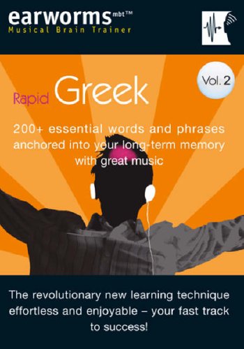 Rapid Greek Vol2 With Audio Earworms Learning
