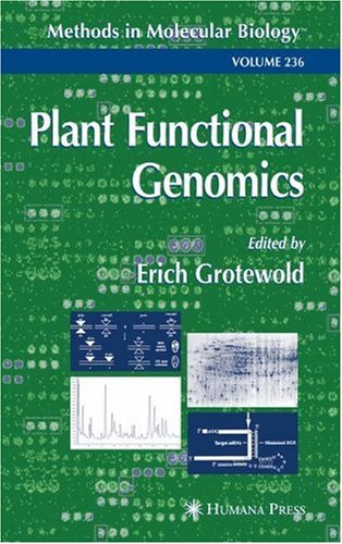 Plant Functional Genomics Methods In Molecular Biology Vol 236 1st Edition Erich Grotewold