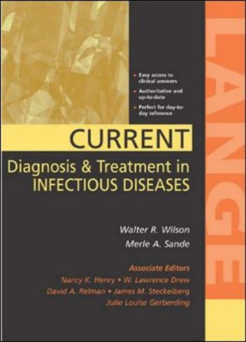 Current Diagnosis And Treatment In Infectious Diseases 1st Edition Walter Wilson