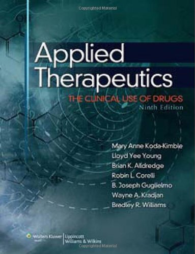 Applied Therapeutics The Clinical Use Of Drugs 9th Edition Mary Anne Kodakimble