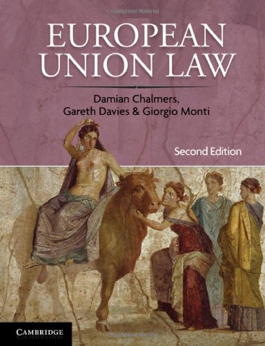 European Union Law Cases And Materials 2nd Edition 2nd Edition Damian Chalmers