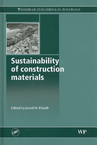 Sustainability Of Construction Materials Woodhead Publishing In Materials 1st Edition J Khatib