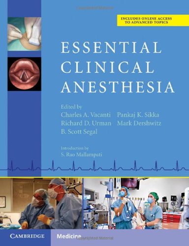 Essential Clinical Anesthesia 1st Edition Charles A Vacanti