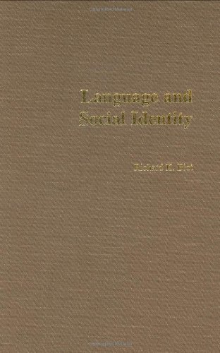 Language And Social Identity Richard K Blot Editor