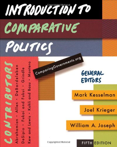 Introduction To Comparative Politics 5th Mark Kesselman Joel Krieger