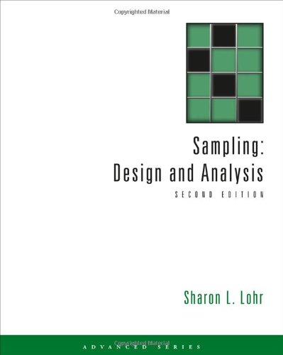 Sampling Design And Analysis 2nd Edition Sharon L Lohr
