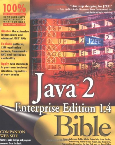 Java 2 Enterprise Edition 14 J2ee 14 Bible 1st Edition James Mcgovern