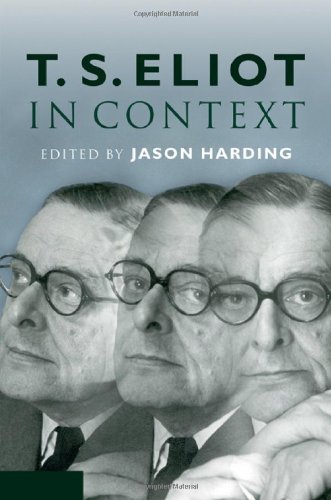 T S Eliot In Context Jason Harding Editor