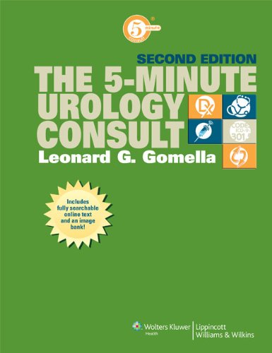 The 5minute Urology Consult The 5minute Consult Series Second Leonard G Gomella
