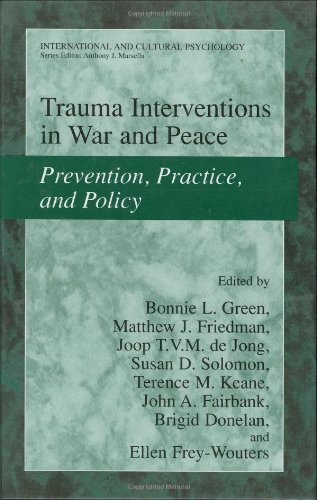Trauma Interventions In War And Peace Prevention Practice And Policy 1st Edition Bonnie L Green