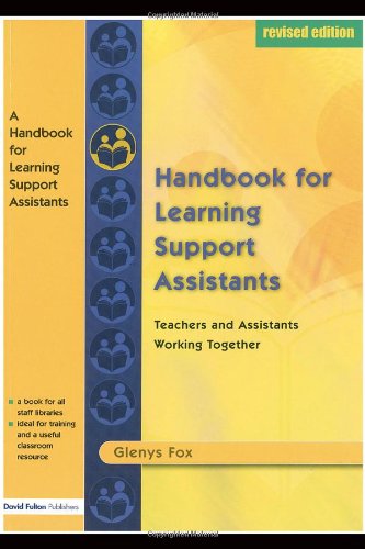 A Handbook For Learning Support Assistants Teachers And Assistants Working Together Revised Glenys Fox