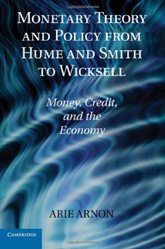 Monetary Theory And Policy From Hume And Smith To Wicksell Money Credit And The Economy Historical Perspectives On Modern Economics Arie Arnon