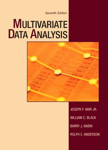 Multivariate Data Analysis 7th Edition 7th Joseph F Hair William C Black