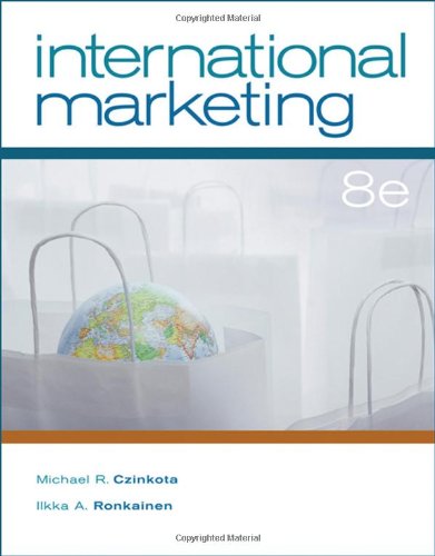 International Marketing Eighth Edition 8th Edition Michael R Czinkota