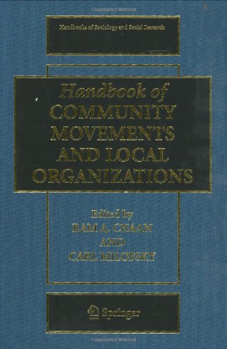 Handbook Of Community Movements And Local Organizations 1st Ram A Cnaan Ed