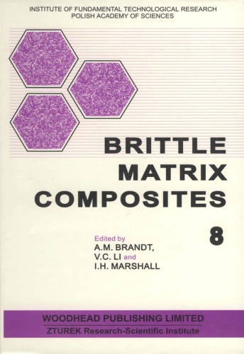 Brittle Matrix Composites 8 V 8 Am Brandt Vc Li Ih Marshall