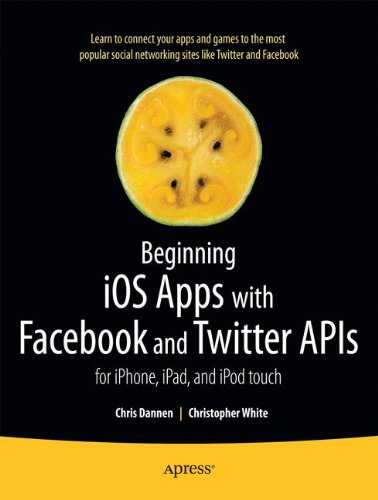 Beginning Ios Apps With Facebook And Twitter Apis For Iphone Ipad And Ipod Touch 1st Edition Chris Dannen