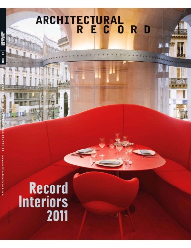 Architectural Record Oclober 2011 Vol 199 No 10 Mcgrawhill Construction