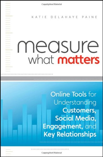 Measure What Matters Online Tools For Understanding Customers Social Media Engagement And Key Relationships 1st Edition Katie Delahaye Paine
