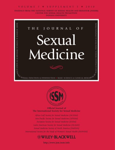 Journal Of Sexual Medicine Volume 7 Supplement 5 2010 Findings From The National Survey Of Sexual Health And Behavior Nsshb Irwin Goldstein Ed