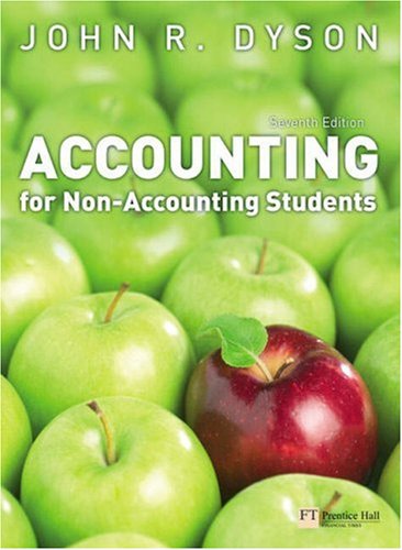 Accounting For Nonaccounting Students 7th Edition John R Dyson