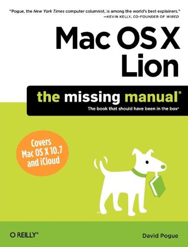 Mac Os X Lion The Missing Manual 1st Edition David Pogue