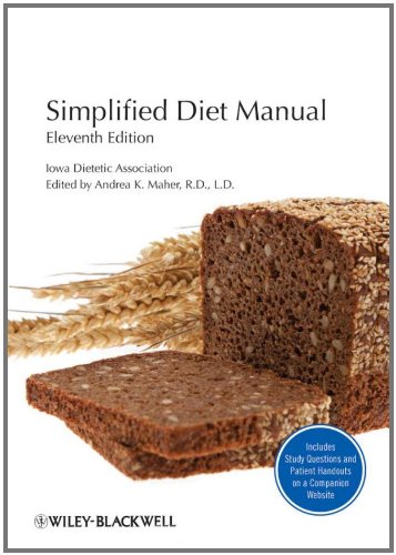 Simplified Diet Manual 11th Edition 11th Edition Andrea K Maher Rd Ld