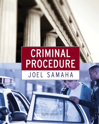 Criminal Procedure Eighth Edition 8th Edition Joel Samaha