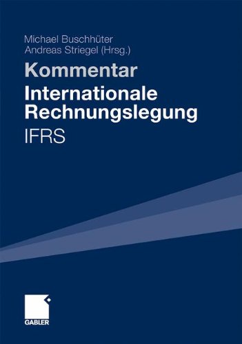 Internationale Rechnungslegung Ifrs Kommentar 2011th Edition Michael Buschhte