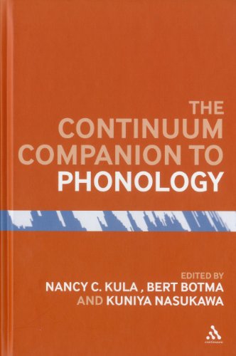 Continuum Companion To Phonology Nancy C Kula Wyn Johnson Bert Botma Editors